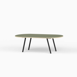 Domusnord LV Lounge Table with linoleum and plywood birch - Medium