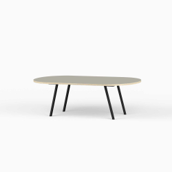 Domusnord LV Lounge Table with linoleum and plywood birch - Medium