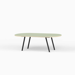 Domusnord LV Lounge Table with linoleum and plywood birch - Medium