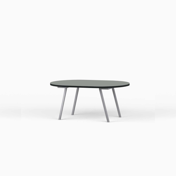 Domusnord LV Lounge Table  sofabord med linoleum og sort kant  small