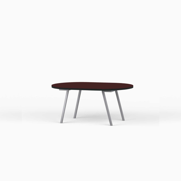 Domusnord LV Lounge Table  sofabord med linoleum og sort kant  small