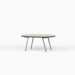 Domusnord LV Lounge Table  sofabord med linoleum og sort kant  small