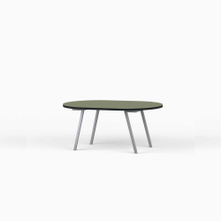 Domusnord LV Lounge Table  sofabord med linoleum og sort kant  small