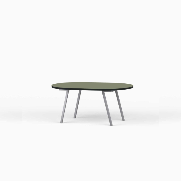 Domusnord LV Lounge Table  sofabord med linoleum og sort kant  small