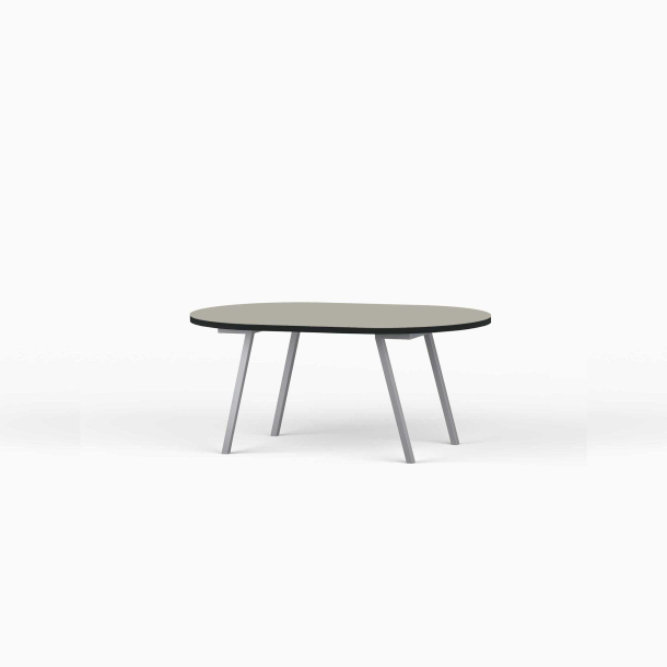 Domusnord LV Lounge Table  sofabord med linoleum og sort kant  small