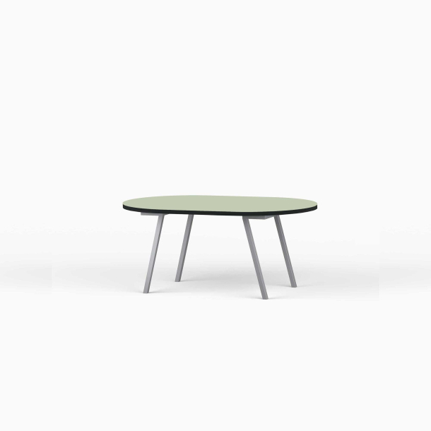 Domusnord LV Lounge Table  sofabord med linoleum og sort kant  small