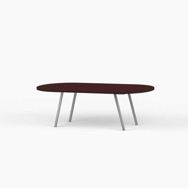 Domusnord LV Lounge Table  sofabord med linoleum og sort kant  medium