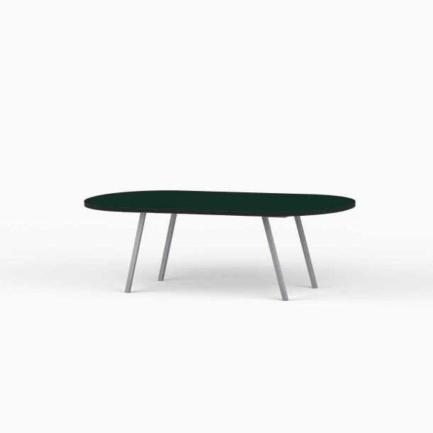 Domusnord LV Lounge Table  sofabord med linoleum og sort kant  medium