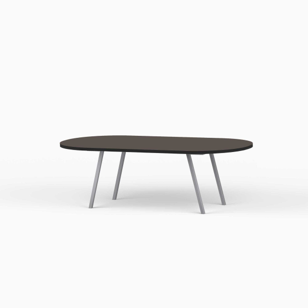 Domusnord LV Lounge Table  sofabord med linoleum og sort kant  medium
