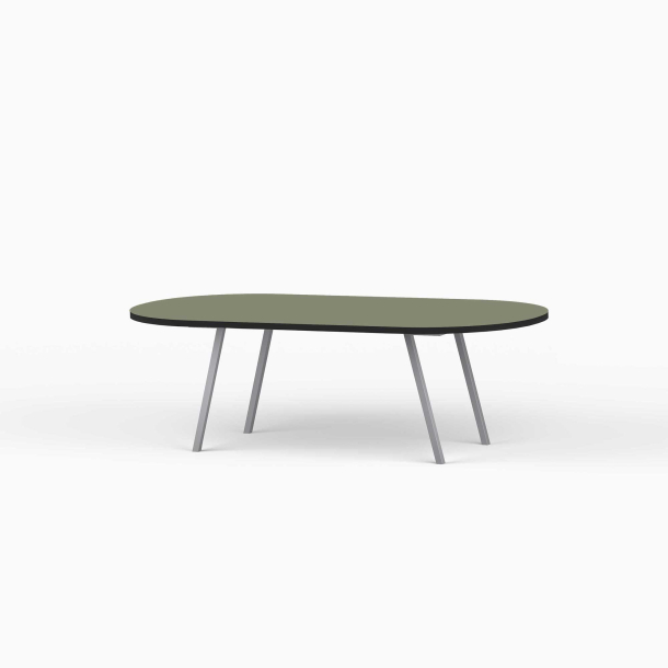 Domusnord LV Lounge Table  sofabord med linoleum og sort kant  medium