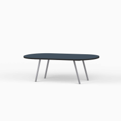 Domusnord LV Lounge Table – sofabord med linoleum og sort kant – medium