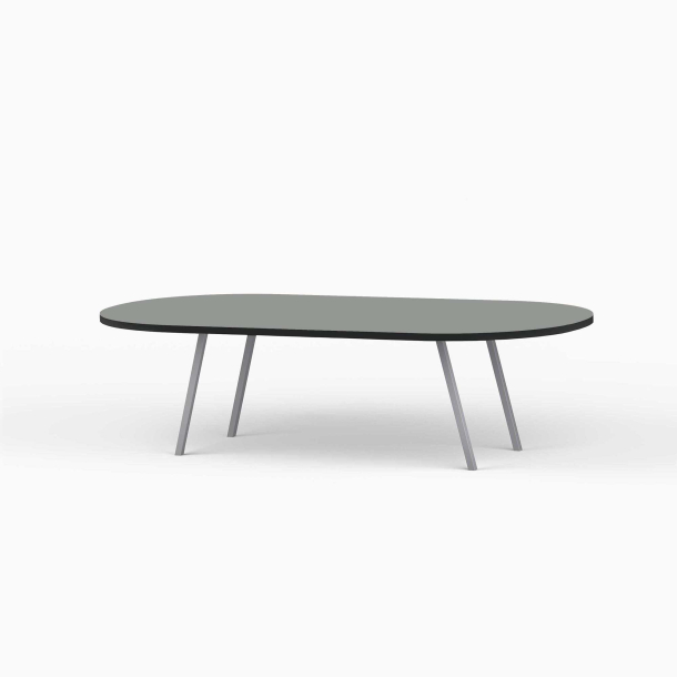 Domusnord LV Lounge Table with linoleum and black edges - Large