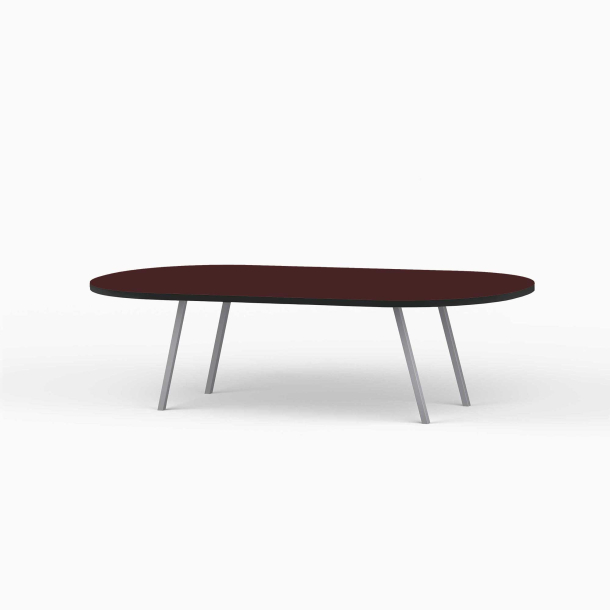 Domusnord LV Lounge Table with linoleum and black edges - Large