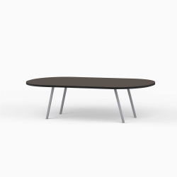 Domusnord LV Lounge Table with linoleum and black edges - Large