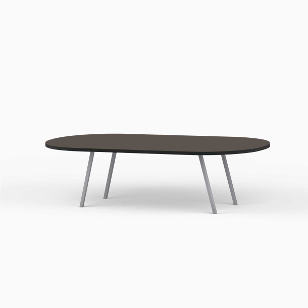 Domusnord LV Lounge Table with linoleum and black edges - Large