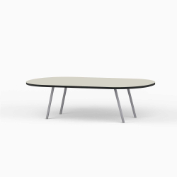 Domusnord LV Lounge Table with linoleum and black edges - Large