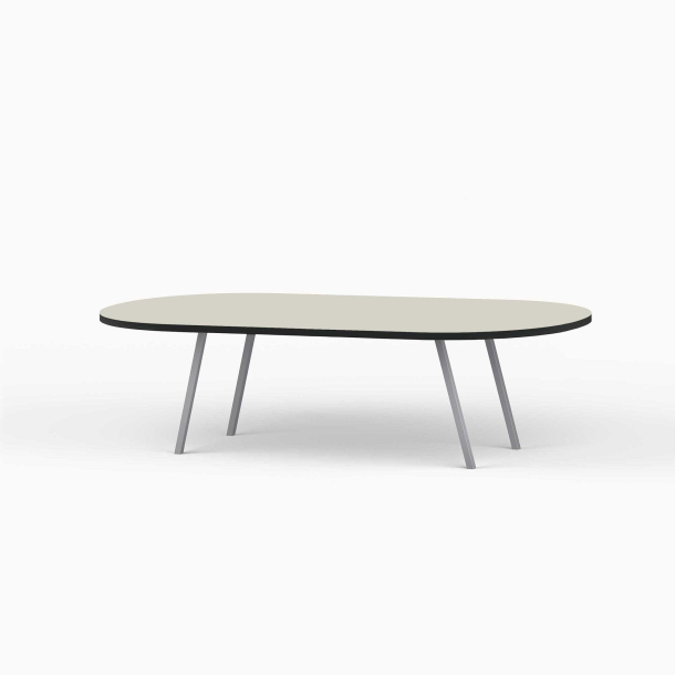 Domusnord LV Lounge Table with linoleum and black edges - Large