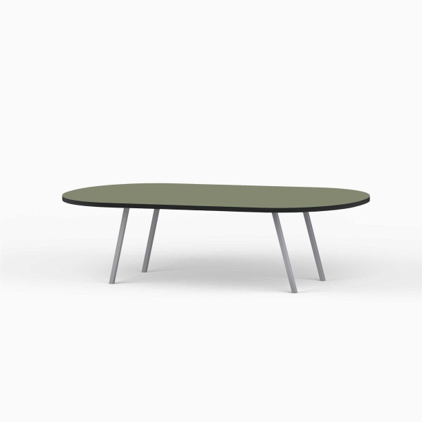 Domusnord LV Lounge Table with linoleum and black edges - Large