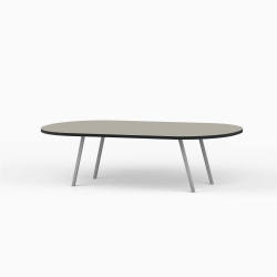 Domusnord LV Lounge Table with linoleum and black edges - Large