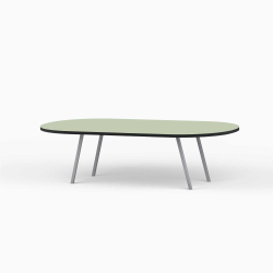 Domusnord LV Lounge Table with linoleum and black edges - Large