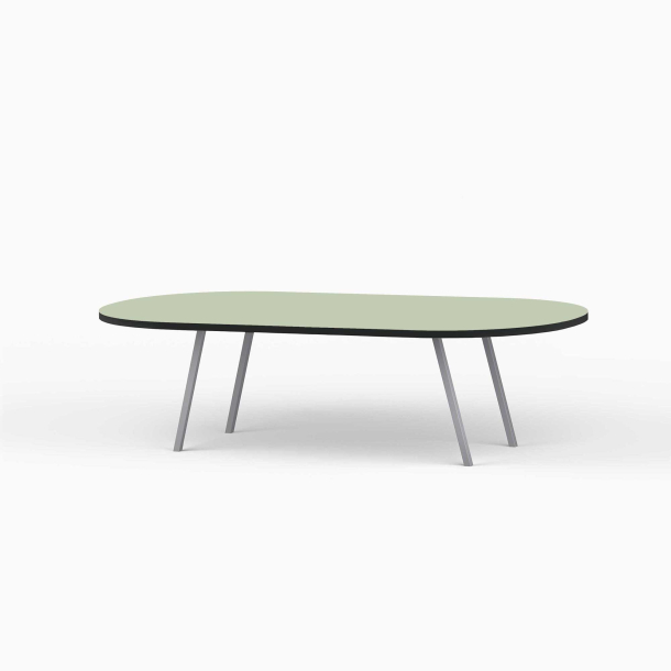 Domusnord LV Lounge Table with linoleum and black edges - Large