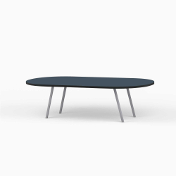 Domusnord LV Lounge Table with linoleum and black edges - Large