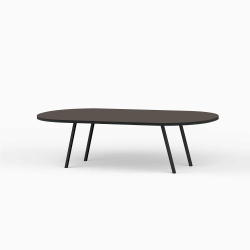 Domusnord LV Lounge Table with linoleum and black edges - Large
