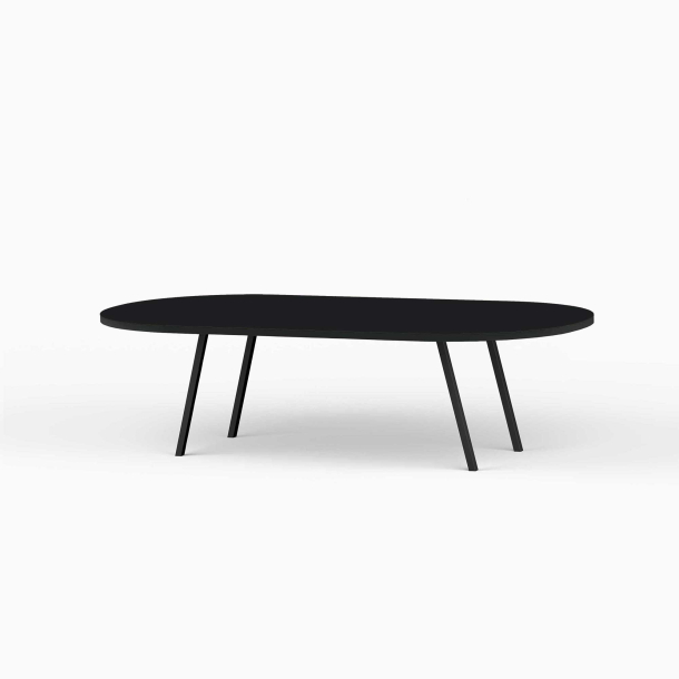 Domusnord LV Lounge Table with linoleum and black edges - Large
