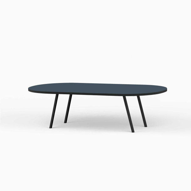 Domusnord LV Lounge Table with linoleum and black edges - Large