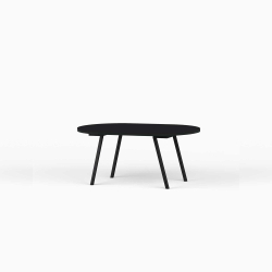 Domusnord LV Lounge Table  sofabord med linoleum og sort kant  small