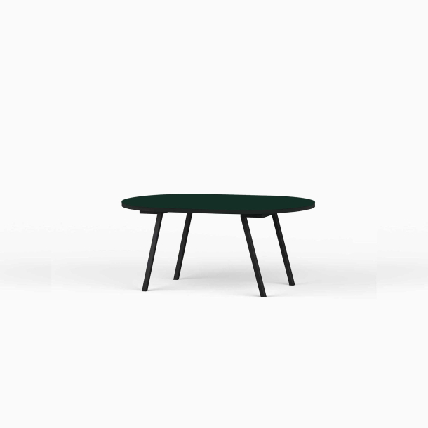 Domusnord LV Lounge Table  sofabord med linoleum og sort kant  small