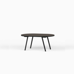 Domusnord LV Lounge Table  sofabord med linoleum og sort kant  small