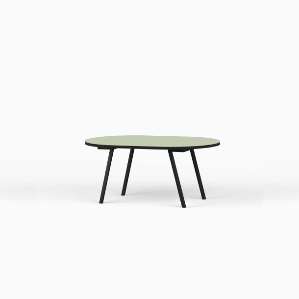 Domusnord LV Lounge Table  sofabord med linoleum og sort kant  small