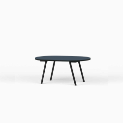 Domusnord LV Lounge Table  sofabord med linoleum og sort kant  small