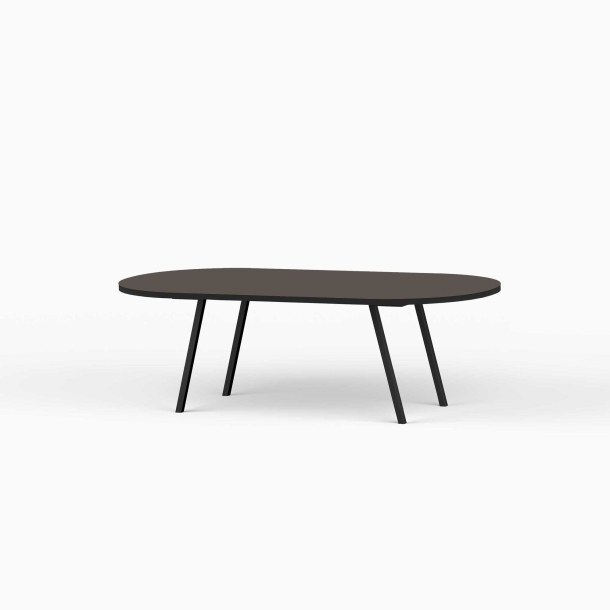 Domusnord LV Lounge Table  sofabord med linoleum og sort kant  medium