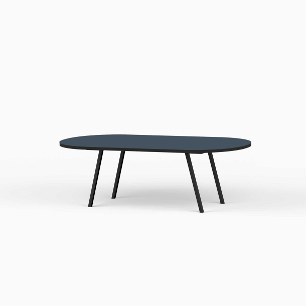 Domusnord LV Lounge Table – sofabord med linoleum og sort kant – medium