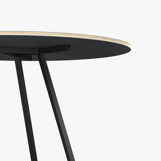 Domusnord LV Round Table Legs Black Table legs Domusnord Copenhagen