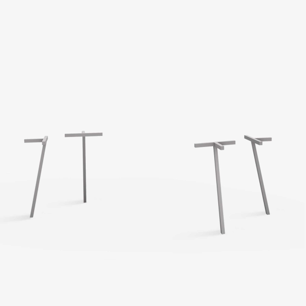 Domusnord Line View Linoleums Stort Spisebord med sort kant 230 x 90 cm i 14 farver