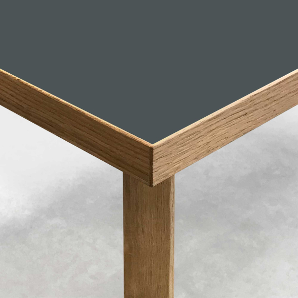 Domusnord Room Linoleums Desk and dining table in Oak 160 x 80 cm in 19 colors