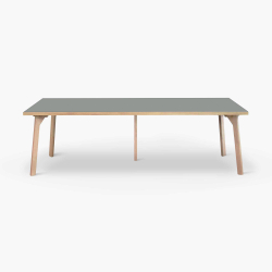 Domusnord Room Linoleums Spisebord i Eg 270 x 100 cm i 19 farver