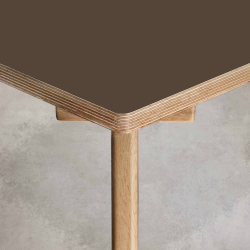 Domusnord Studio Linoleums Skrivebord p Birkekrydsfiner 90 x 50 cm i 19 farver