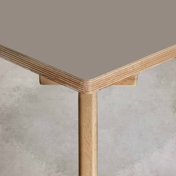 Domusnord Studio Linoleums Skrivebord og mdebord p Birkekrydsfiner 120 x 60 cm i 19 farver