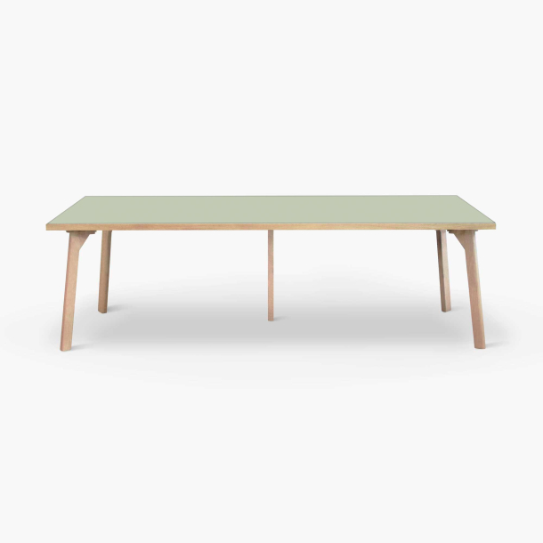 Domusnord Room Linoleums Stort Spisebord i Eg 300 x 100 cm i 19 farver