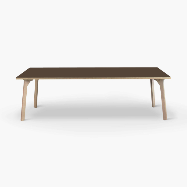 Domusnord Studio Linoleums Spisebord p Birkekrydsfiner 200 x 90 cm i 19 farver