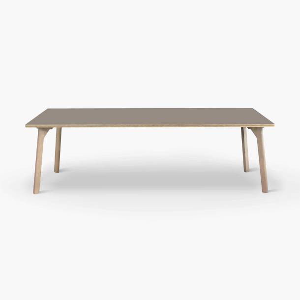 Domusnord Studio Linoleum Desk and Conference Table in Birch Plywood 230 x 90 in 19 colors
