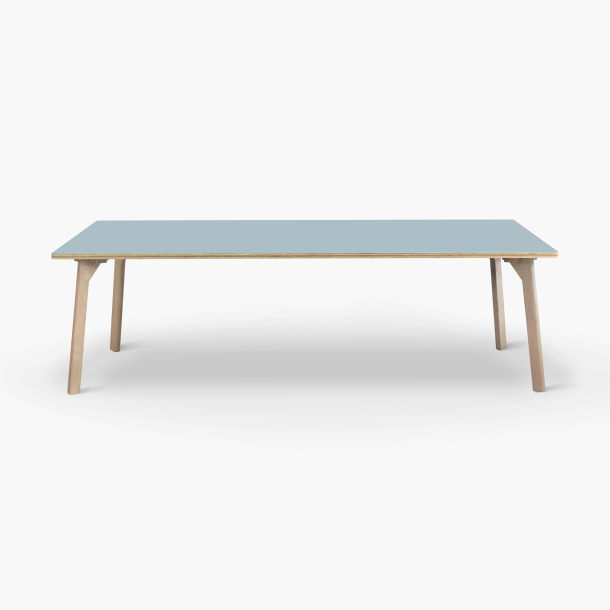 Domusnord Studio Linoleum Desk and Conference Table in Birch Plywood 230 x 90 in 19 colors