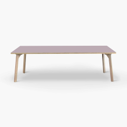 Domusnord Studio Linoleums Skrivebord og mdebord p Birkekrydsfiner 200 x 90 cm i 19 farver