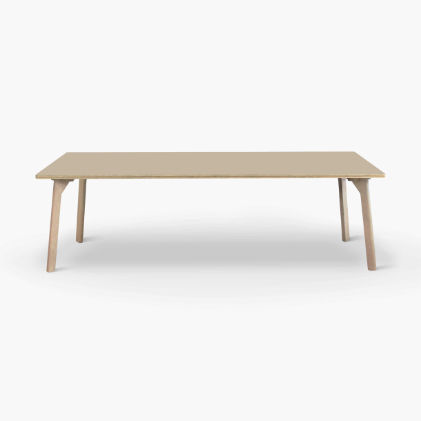 Domusnord Studio Linoleum Desk and Conference Table in Birch Plywood 230 x 90 in 19 colors
