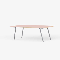 Domusnord Line View Linoleums konferencebord og mdebord krydsfinr 200 x 90 cm i 14 farver