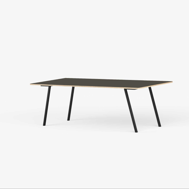 Domusnord Line View Linoleums konferencebord og mdebord krydsfinr 200 x 90 cm i 14 farver